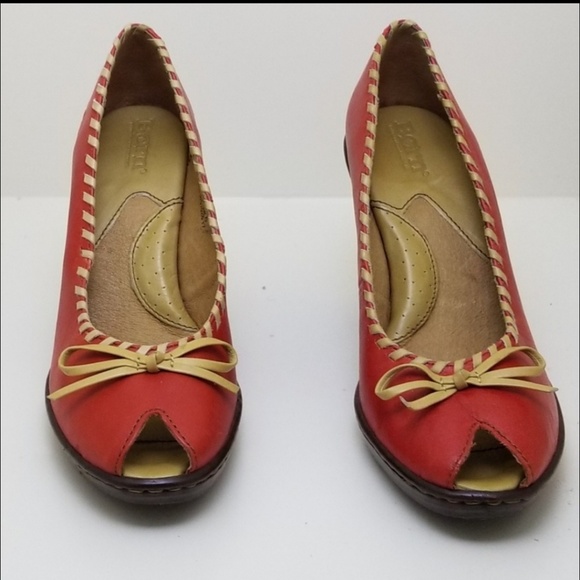 born peep toe sandals